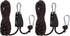 uxcell 2pcs 1/4" (6mm) Adjustable Ratchet Rope Hanger with Metal Gears 11.8ft (3.6meter) Strap, Ratcheting Pulley System Bungee Cord for Hanging P...