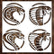 Snake Stencil | Reusable Reptile Stencils for Painting on Wood, Glass, Wall, Rock, Fabric, Walls, Canvas, Glassware | Cobra Stencil Template 8"x 8...