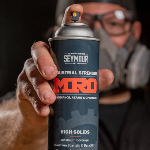 SEYMOUR 620-1418 Industrial MRO High Solids Spray Paint, Light Machinery Gray 16 Ounce (Pack of 1)...