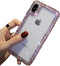 for iPhone XR Case 3D Glitter Sparkle Bling Case Luxury Shiny Crystal Rhinestone Diamond Bumper Clear Protective Case Cover for iPhone XR Pink...
