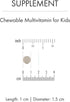 Dr. Mercola Chewable Multivitamin for Kids, 30 Servings (60 Tablets), 0g Sugar Per Serving, Natural Orange Flavor, Dietary Supplement, Supports Ov...