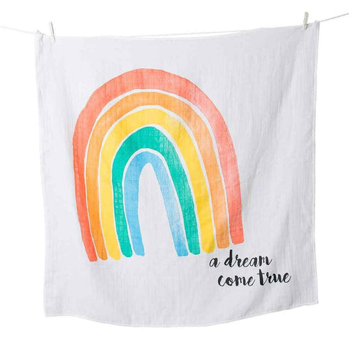 lulujo Baby First Year Milestone Blanket and Cards Set, A Dream Come True...