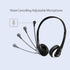 Adesso Xtream P2 USB Wired Multimedia Headset with Noise-Canceling Microphone, Binaural Over The Head, Black...