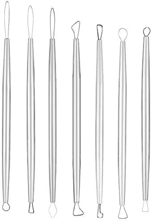Ceramic Pottery & Clay Ribbon Sculpting Tool Kit (Set of 7)...