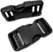 Buckle 1" Wide Inside, Quick Side Release Buckle for 1 inch/25mm Webbing Straps, Heavy Duty Plastic Buckles Dual Adjustable No Sewing Clips for Bo...