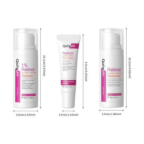 Retinol Skin Care Set, Dark Spot Remover for Face with Face Serum, Eye Cream, Moisturizer, Anti Aging Facial Skin Care Routine Kit, Wife Mom Women...