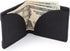 Front Pocket Slim Bifold Wallet for Men | Made in USA | Premium Full Grain Leather Men’s Wallet with Minimalist Design | Midnight Black...