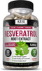 Kaya Naturals - Resveratrol Capsules - Anti Aging Supplement - Antioxidants with Brain Support - Maximum Benefits - 60 Veggies Capsules...