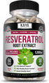 Kaya Naturals - Resveratrol Capsules - Anti Aging Supplement - Antioxidants with Brain Support - Maximum Benefits - 60 Veggies Capsules...