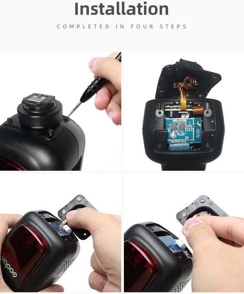 Godox V1S V860III-S Hot Shoe Replacement Mount Foot, Speedlite Flash Repair Parts for V1 & V860III Sony Flash Hot Shoe Replacement (Upgrade Metal ...