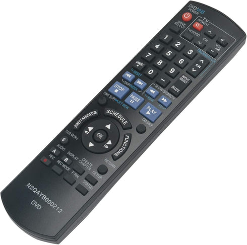 New N2QAYB000212 Replaced Remote fit for Panasonic DVD Recorder VCR DMR-EA38V DMR-EA38VK DMR-EA38 DMR-EA38V...