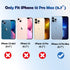 QHOHQ 3 Pack Screen Protector for iPhone 13 Pro Max 6.7" with 3 Pack Tempered Glass Camera Lens Protector, Ultra HD, 9H Hardness, Scratch Resistan...
