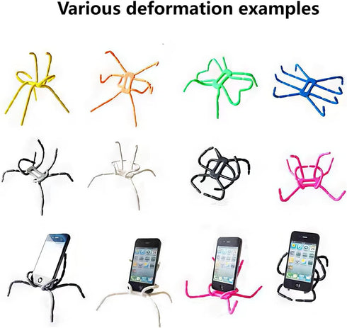 Octo-Grip Spider Flexible Phone Holder – Multi-Angle Stand Mount for Strollers, Cars & Desks, Fits iPhone, Samsung, Google, Sony, Any Smartphone, ...
