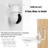 SIPRDE Acrylic Small Wall Shelf Set of 3 for Security Cameras, Speakers, Baby Monitors & More - 4'' Universal Adhesive Shelf Easy to Install No dr...