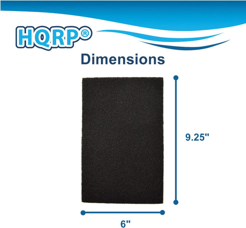 HQRP 4-Pack Carbon Filter C compatible with Holmes HAPF60, HAP726, HAP750, HAP756, HAP759, HAP715, HAP725, HAP1200, HAP1201, HAP1625, HAP1650, HAP...