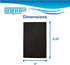 HQRP 4-Pack Carbon Filter C compatible with Holmes HAPF60, HAP726, HAP750, HAP756, HAP759, HAP715, HAP725, HAP1200, HAP1201, HAP1625, HAP1650, HAP...