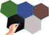 Tile leveling spacer special-shaped clip...