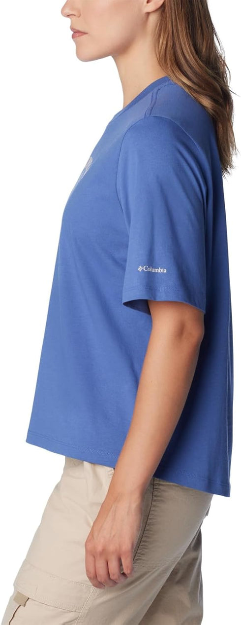 Columbia Women's North Cascades Relaxed Tee, Eve/Outdoors Club, X-Large...