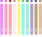 Vitoler Aesthetic Cute Highlighters Bible Pastel Highlighters,10Pcs Rainbow Color Bible Highlighters No Bleed with Soft Chisel Tip,Pastel Highligh...
