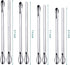 25 Pcs Stainless Steel Lab Spatula Micro Scoop Set Laboratory Tiny Mixing Spatula with Tweezers Long Sampling Spoon for Powders Gel Cap Capsule Fi...