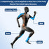 20PCS Sports Tape, Knee Tape Elastic Cotton, Kinesiology Tape Precut Strips Waterproof Breathable Physical Therapy Tape Athletic Tape for Muscle P...