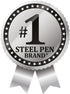 Zebra Pen F-301 Retractable Ballpoint Pen, Stainless Steel Barrel, Bold Point, 1.6mm, Black Ink, 1-Pack......