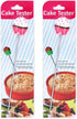 2Pcs Cake Tester Probe Cake Bread Pastry Biscuit Cookie Muffin Baking Cooking Stainless Steel Long Tester Skewer Sticks Tool...