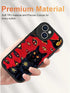 Black Cat Psychedelic Hippie Cat Phone Case for iPhone 15,Trippy Cute Cool Animal Cover for Teens Girls Women Men,Soft TPU Shockproof Full Protect...