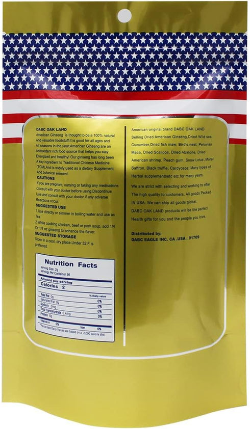 DOL American Ginseng Slices from Wisconsin (Sliced Ginseng Root Wisconsin Grown!Most People Use It to Make Ginseng Tea! Good for Health! ???/??? -...