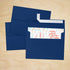 LUXPaper A7 Invitation Envelopes | Peel & Press | 5 1/4" x 7 1/4" | Navy Blue | 80lb. Text | 50 Qty...