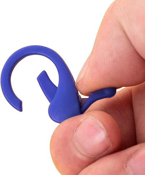 60Pcs Hard Plastic Lobster Claw Clasps Clip,12Colors Jewelry Necklace Clasps Metal Alloy Lobster Clasps?Curved Clip Fastener Hook for for DIY Jewe...
