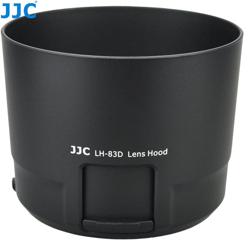 JW LH-83D BLACK Reversible Lens Hood For CANON EF 100-400mm f/4.5-5.6L IS II USM Lens w/ CPL ND Filter Adjustment Window replaces Canon ET-83D + J...