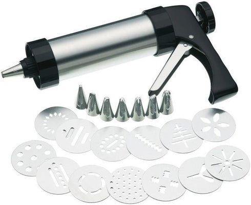 Stainless Steel Cookie Press/Icing Decorating Gun Sets for Biscuit/Cake Decoration...