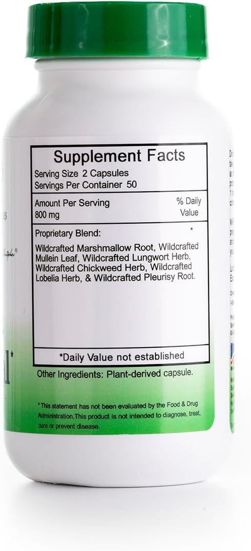Christopher's Original Formulas Lung & Bronchial Formula - Lung Cleanse for Smokers - Supports Respiratory System with Synergistic Blend of Herbs...