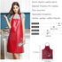 PU Kitchen Oil and Waterproof Aprons for Women with Pocket for Cooking Washing...