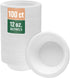 Nicole Home Collection Compostable Heavy Duty 12 oz Disposable Paper Bowls 100% Bagasse Biodegradable Eco-Friendly Natural Sugarcane 100 Count...