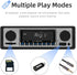 Classic Single Din Car Radio with Car Bluetooth BT,Car Stereo FM Radio,Hands Free Calling,Car Mp3 Player,Voice Control,USB,SD,AUX Port,Audio Recor...