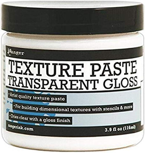 Ranger Texture Paste Transparent Gloss, 3.9 oz...