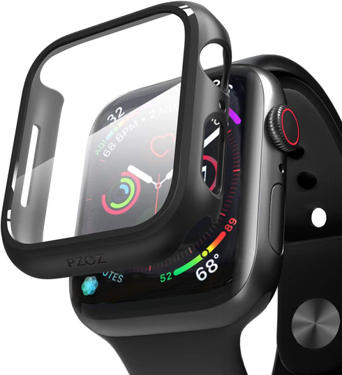 pzoz Compatible for Apple Watch Series SE2 /6/5 /4 /SE 40mm Case with Screen Protector Accessories Slim Guard Thin Bumper Full Coverage Matte Hard...