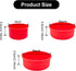 3 Pieces Silicone Cake Pans Round Silicone Molds for Baking Quick Release Bakeware Pans Kitchen Non-Stick Reusable Cake Pan for Baking Layer Cake ...