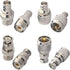 BNC to UHF 4 Type 8 PCS RF Connector Kit Coaxial BNC Male Female to UHF Male Female RF BNC UHF Radios Adapter Kit for Antennas Wireless LAN Device...