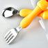 Toddler Utensils, 4 PCS Travel Cutlery Set Baby, Kids Spoon And Fork Self-Feeding, Carrot Child Flatware Sets, Stainless Steel Fun Baby Silverware...