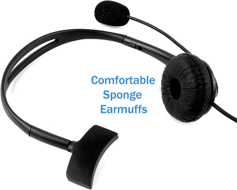 Retevis Overhead Walkie Talkie Headset with Boom Mic, 2 Pin, for RT22 RT68 RT21 H-777 RT27 RT86 RB26 RB68, Compatible with BAOFENG UV-5R BF-F8HP p...