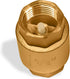 Brass One Way Check Valve 1/2 inch Backflow Preventer Female NPT Thread For Plumbing and Industrial Applications 0,5" Float Reinforced Valve For W...