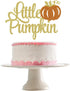 Gold Little Pumpkin Cake Topper Little Pumpkin Baby Shower Cake Topper Pumpkin Cake Topper Baby Shower for Fall Little Pumpkin Baby Shower Party C...