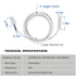 Thermistor for Dometic 3851210025 - RV Refrigerator Sensor Replacement for Dometic Refrigerator - Compatible with RM1350 RM2351 RM2354 RM2410 RM26...