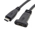 cablecc USB-C USB 3.1 Type C Male to Female Extension Data Cable with Panel Mount Screw Hole...