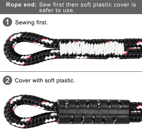 BeneLabel Tree Swing Rope, 60 inch, Hammock Tree Swing Hanging Strap, Heavy Duty Hook, for Indoor Outdoor Swing Hammock Playground Set Accessories...