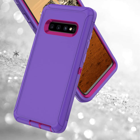 Galaxy S10 Plus Case Galaxy S10+ Case for Samsung Galaxy S10 Plus Case Military Drop Shockproof Armor Heavy Duty Rugged 3 in 1 Protection Cover fo...