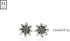 NOVICA Artisan Handcrafted Small Sunflower Stud Earrings | .925 Sterling Silver Stud Earrings | Lightweight With Gift Pouch | Sunflower Love-Theme...
